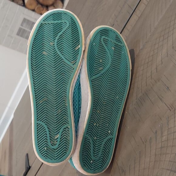 Nike Women's Blazer Mid Mesh Sports Turquoise - Size 7 - Picture 6 of 10